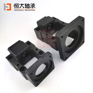 滚珠丝杆滑台模组轴承支撑座固定座57步进电机座伺服60电机一体座