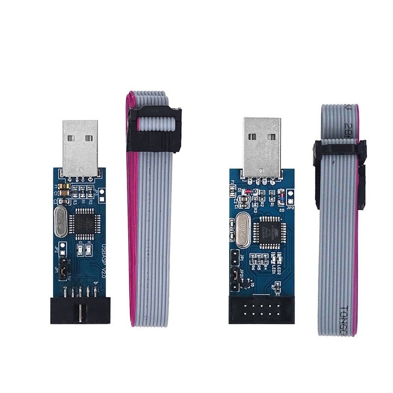 51 AVR 编程器 ISP USBASP下载器 USBISP 下载线带自恢复过流保护