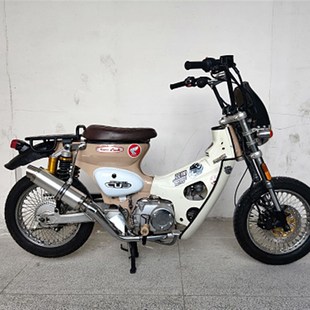 幼兽CUB改装 静音消声器 高位消声器 GP款 适用于嘉陵coco排气管