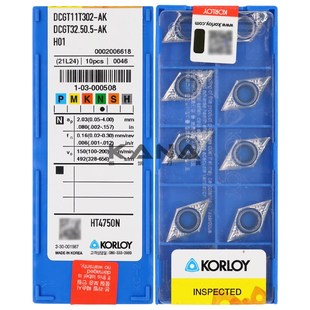 DCGT11T302 11T304 11T308 正品 H01 数控刀片 铝用 韩国克洛伊