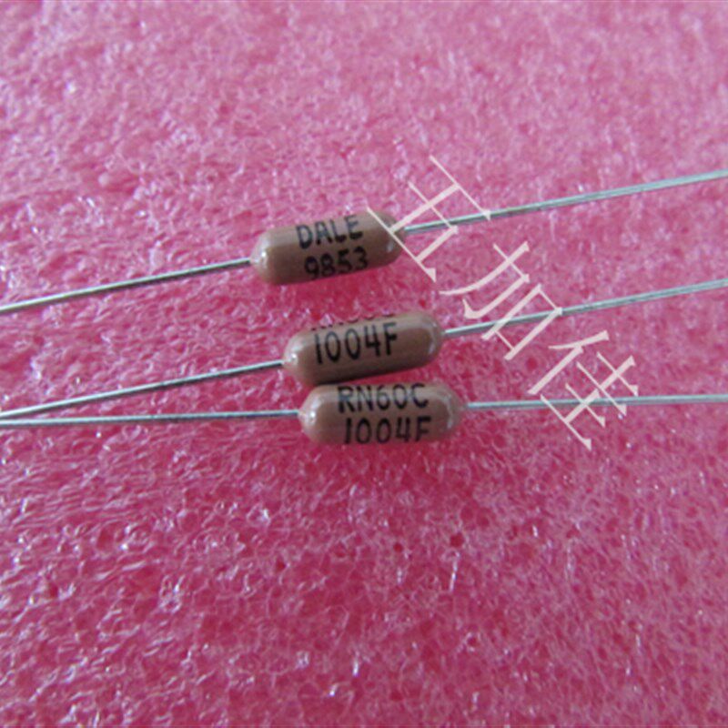 10个6元 RN60D1004F RN60C1004F 1M 1% 1/2W 高精金属膜电阻