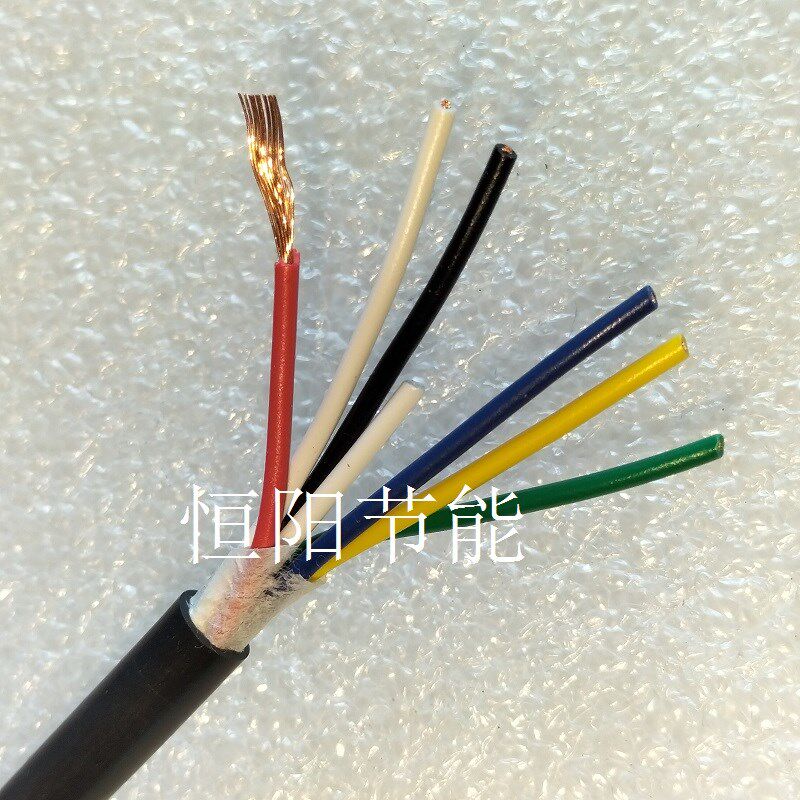 日本AISAN进口6芯0.3平方电缆线控制线电源线连接线纯铜芯柔软