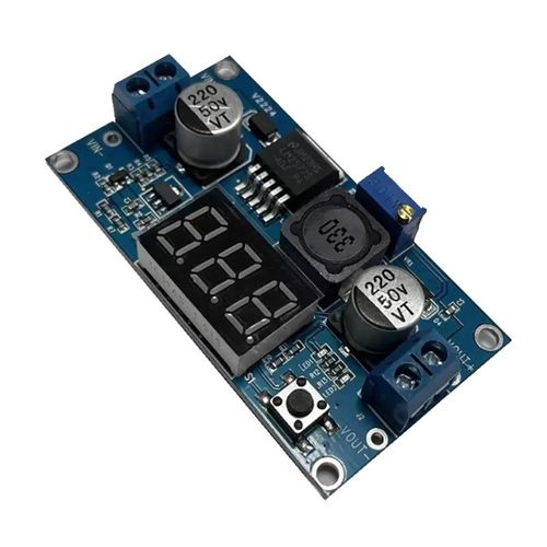 DC-DC升压模块电压数显 LM2577 升压电路板 3A输出