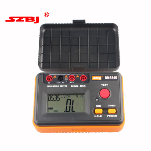 滨江BM3545/6数字绝缘电阻测试仪500V 1000V 2500V兆欧表电子摇表