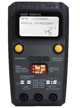 BSIDE ESR02Pro晶体管仪电解晶体管表电阻电感电容仪