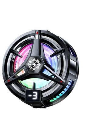 批量TL07手机散热器结冰数显款磁吸送夹子三档数显半导体制冷款