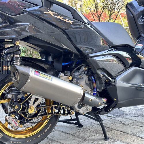 21-23款XMAX300改装CNC 7075铝合金摇臂一体式下移转接码
