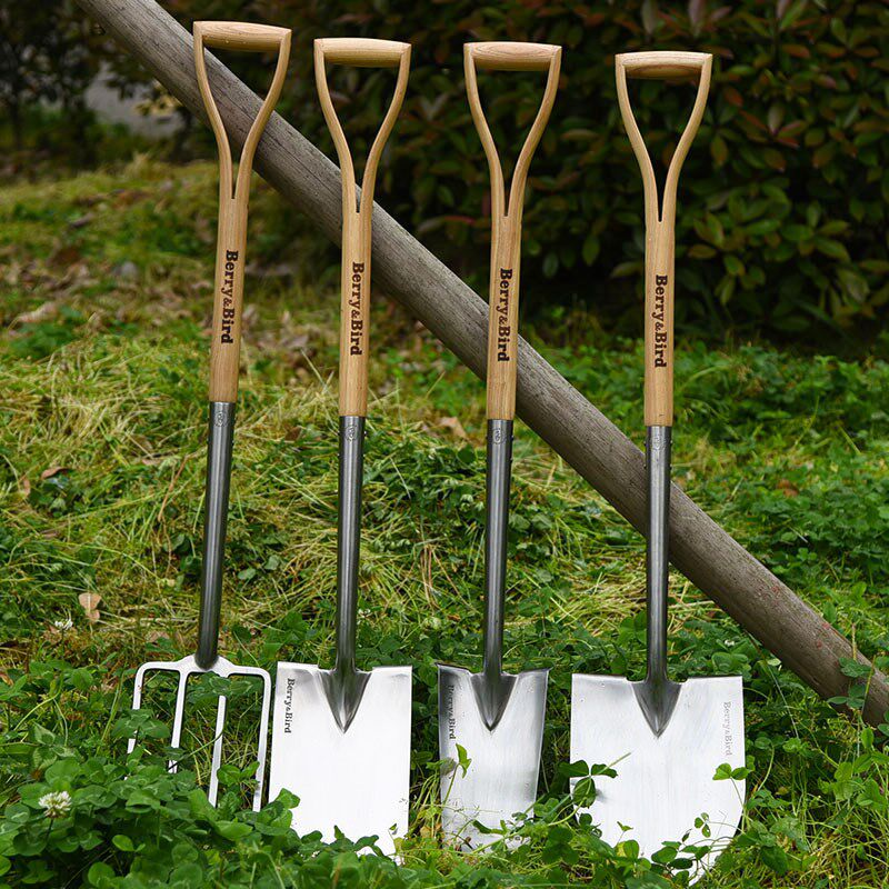 BerryBird大工具套装集合家庭花园挖掘松土种植工具不锈钢铲子