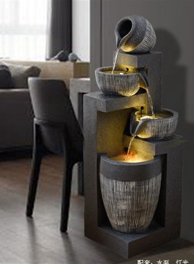 家居流水艺品室内客厅办公室装饰盆景观简欧餐厅喷泉公司生财摆件