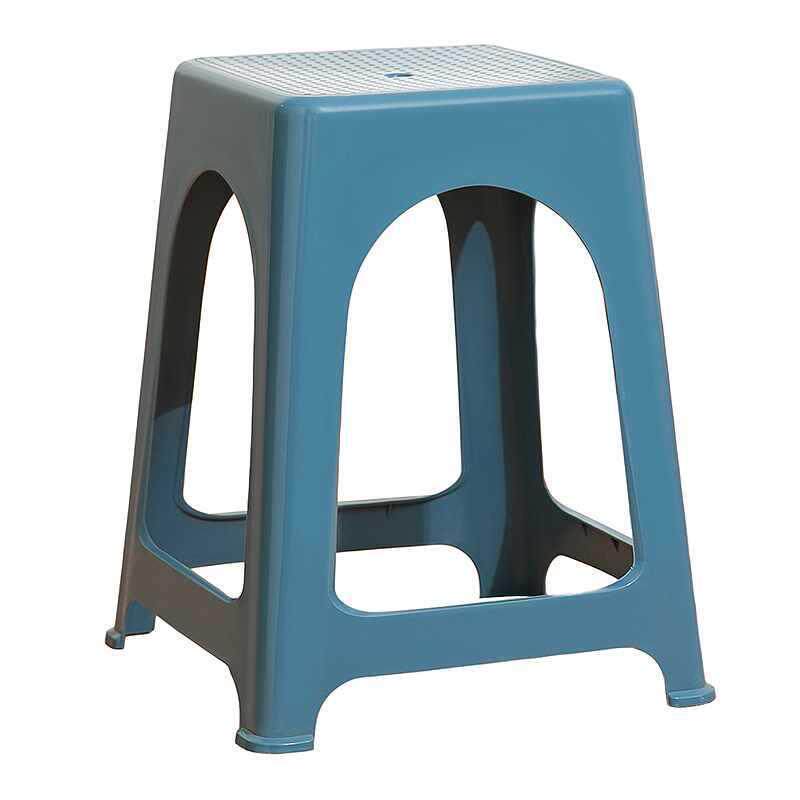 塑料凳子加厚板凳简约高凳子朔料熟料方椅子家用餐厅经济型胶登子