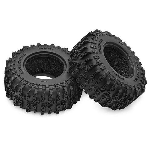 1/18TRX4M SCX24 FMS Ascent-18 1.3英寸胎皮轮胎 攀爬车胎皮D335