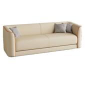 猫爪皮简约轻舍小户型客厅公寓出租屋理发店双人三人便捷沙发