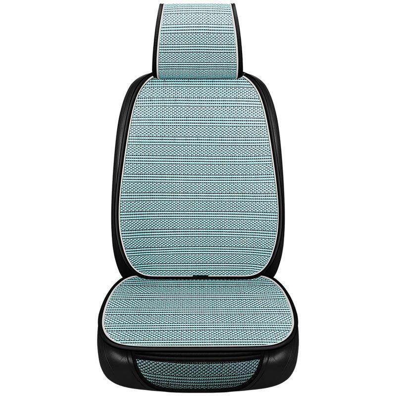 免绑汽车坐垫冰丝通风舒适五座七件套车垫透气吸汗夏季清凉垫