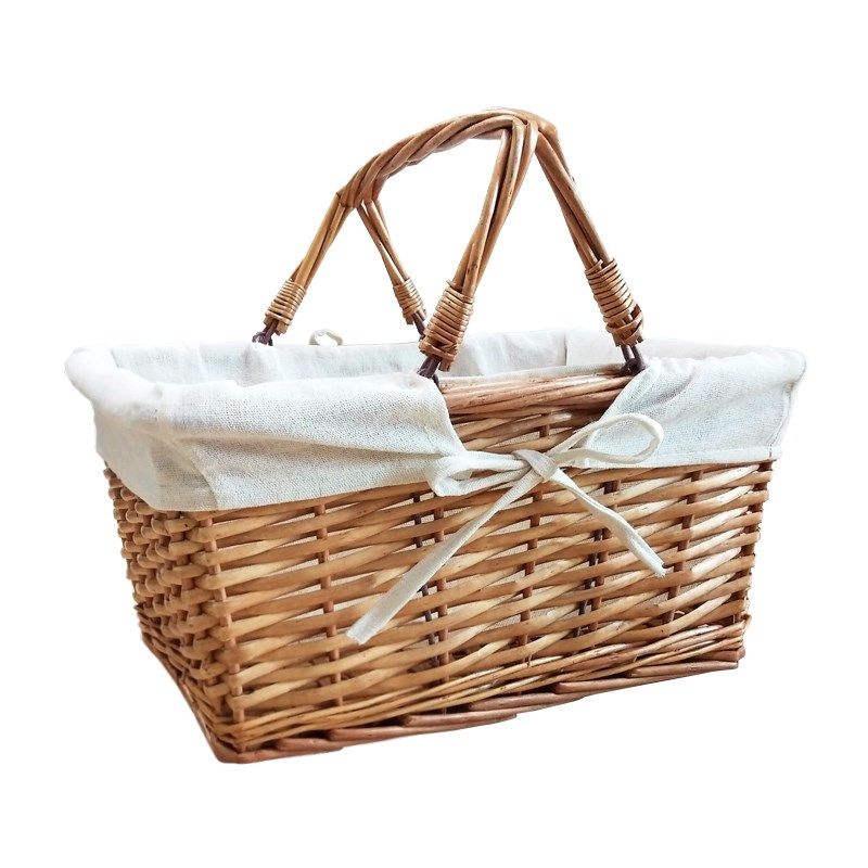 V45O野餐篮藤编多功能柳编户外野营保温箱春游郊游露营聚餐带盖篮,收纳整理,其他收纳篮,淘宝优惠券,粉丝福利购,淘宝优惠卷