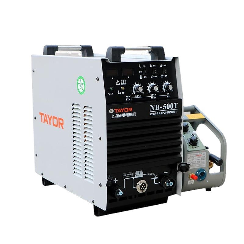 上海通用二保焊机分体两用气保护焊机半自动350co2逆变直流NB500T