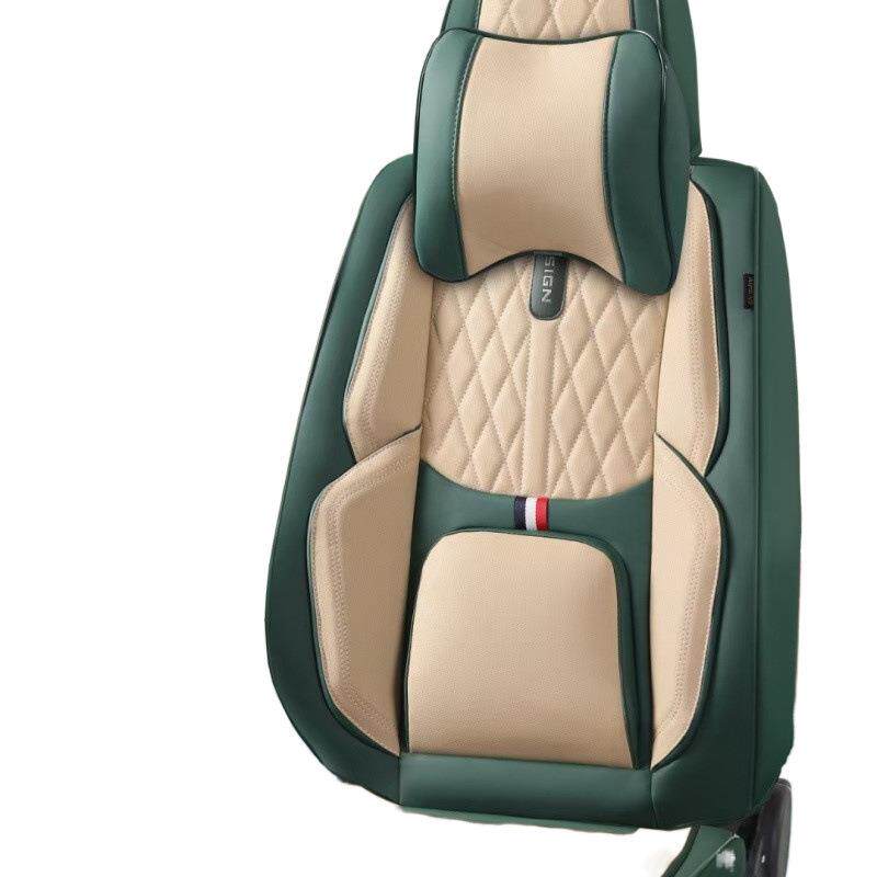 L5U纳帕皮汽车坐垫全皮软沙发透气四季通用立体全包围汽车坐垫9D