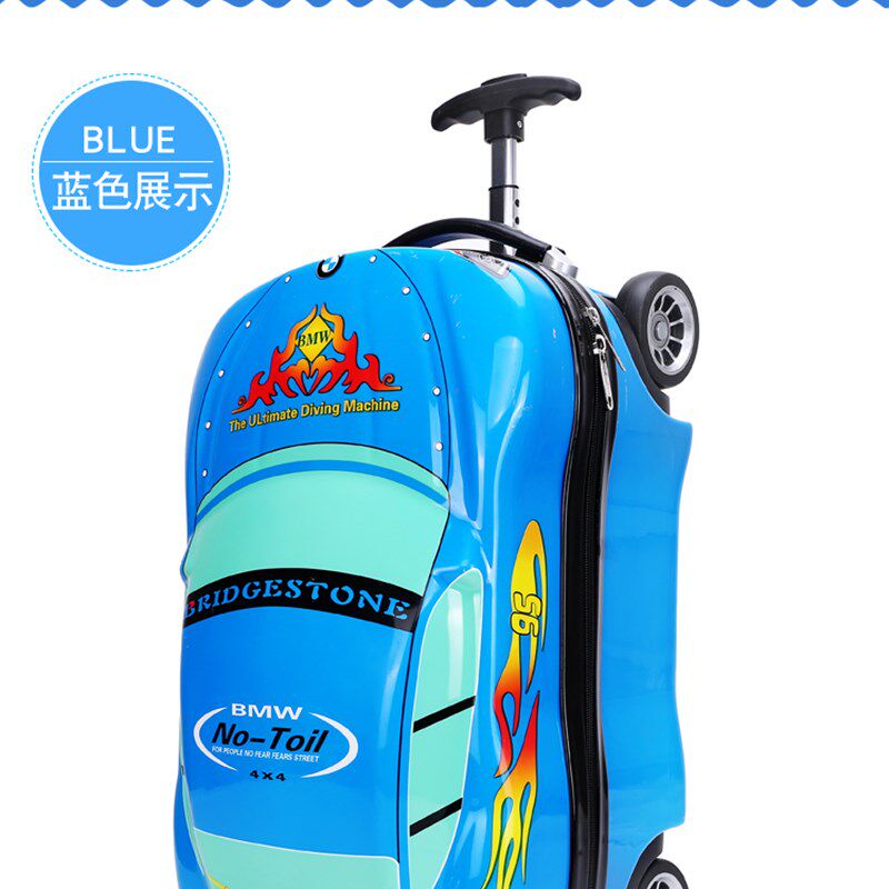 儿童旅行箱男孩18寸玩具拉杆箱气车皮箱行李箱多功能户外旅行箱