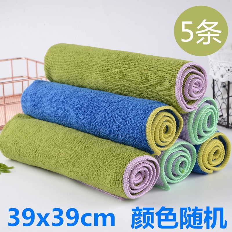 家务清洁用抹布i不掉毛吸r水擦桌子布家政保洁毛巾酒店百