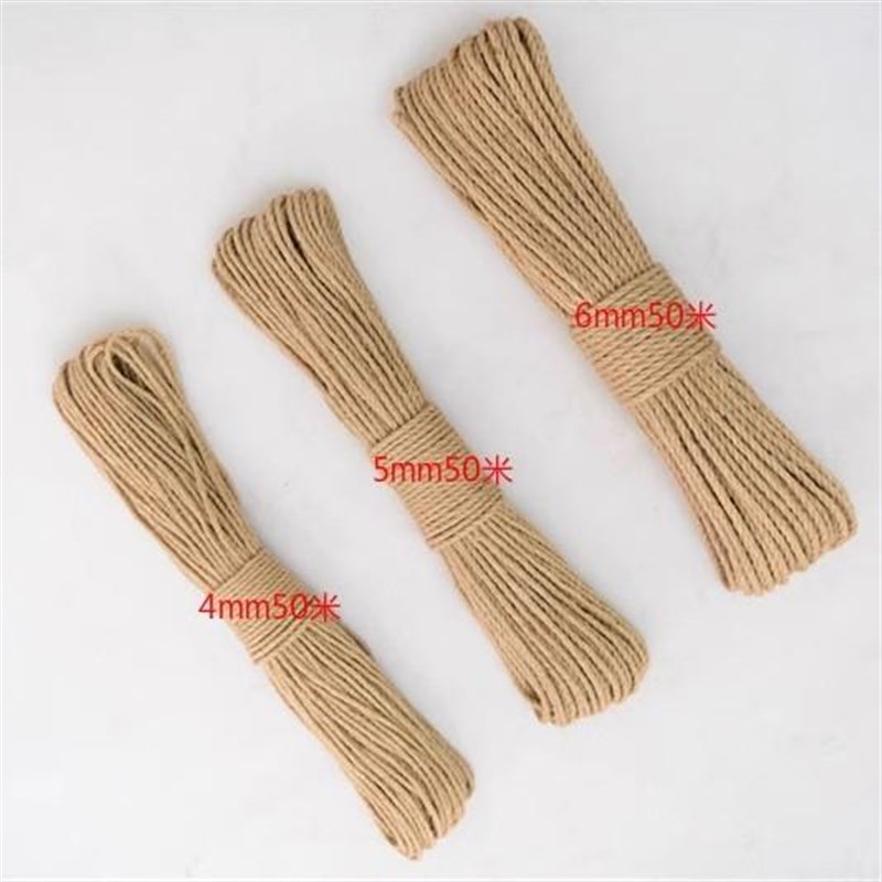 麻绳麻绳diy优质手工绳子天然粗细麻绳工艺装饰品吊牌捆绑绳