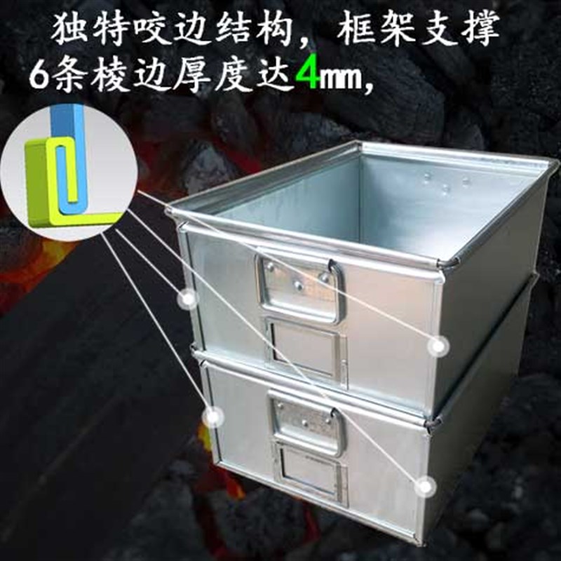 铁箱铁皮箱定制铁框运输物流工业工厂工具箱铁皮T加厚铁金属周转
