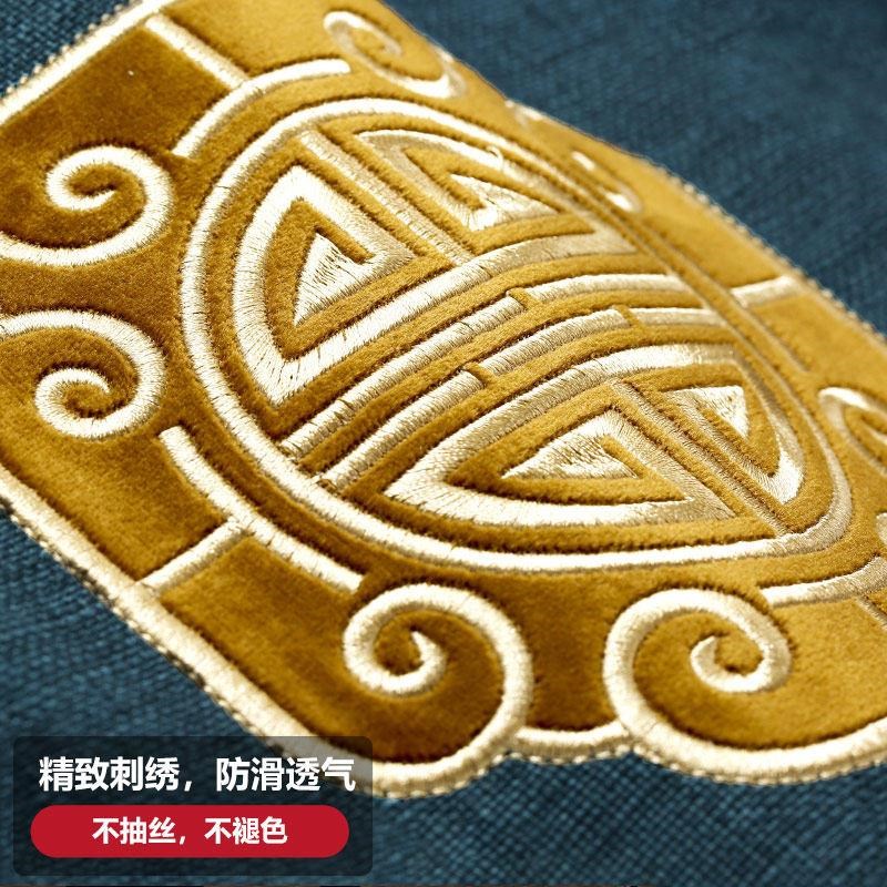新款中式椅垫坐垫红木沙发椅子垫家用实木餐椅圈椅座垫茶椅垫凳子