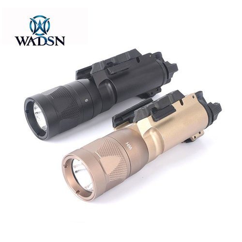 Wadsn沃德森X300V爆闪下挂式战术强光LED手电筒X300U下挂NERF装备