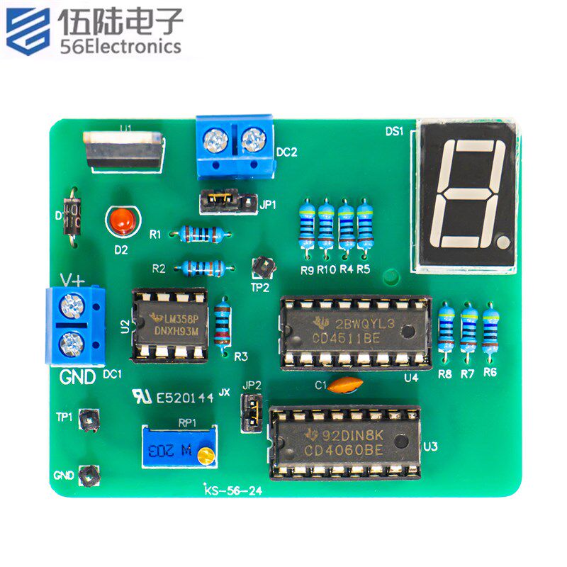 计数译码器原理分析电路焊接套件电子类专业技能操作散件KS-56-24