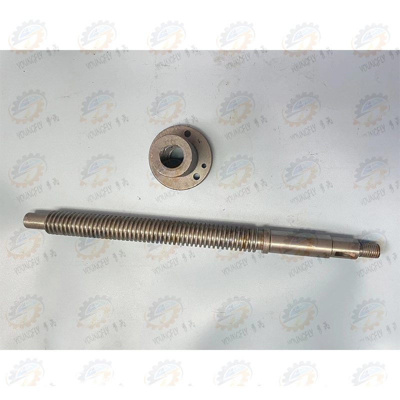 宝鸡机床厂SK40P SK50P CJK6140H尾架丝杆螺母 尾座螺杆 法兰螺母