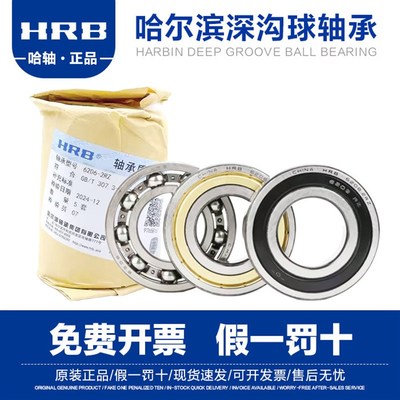 HRB哈尔滨正品速轴承6305 6306 6307 6308 63092Z 2RZ P5深沟球