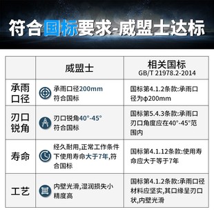 雨量传感器高精度不锈钢雨量桶降水量筒气象监测站脉冲翻斗雨量计