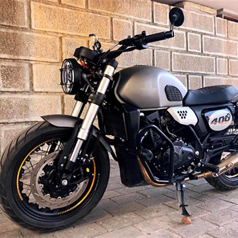 适用于赛科龙RE3改装大灯罩 分离把 下移仪表支架 贴花 CAFE座垫