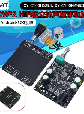 XY-C100H 100W XY-C100L HIFI级立体声蓝牙数字功放板模块TPA3116