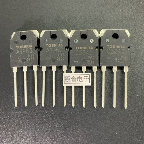 日本东芝A1962C5242三极管2SA1962/2SC5242全新大功率音响配对管