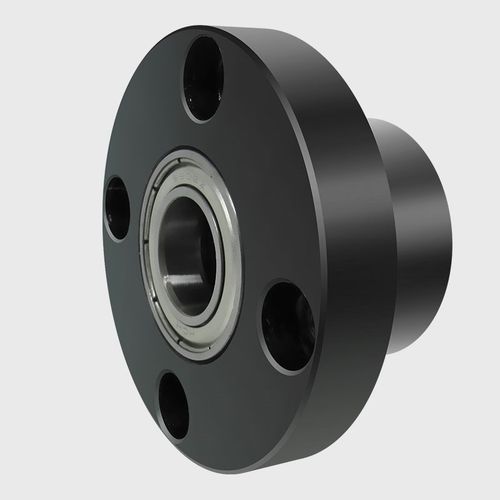 双轴承不带卡簧圆法兰组件带座轴承BGRAB-6201ZZ BFR01固定轴承座