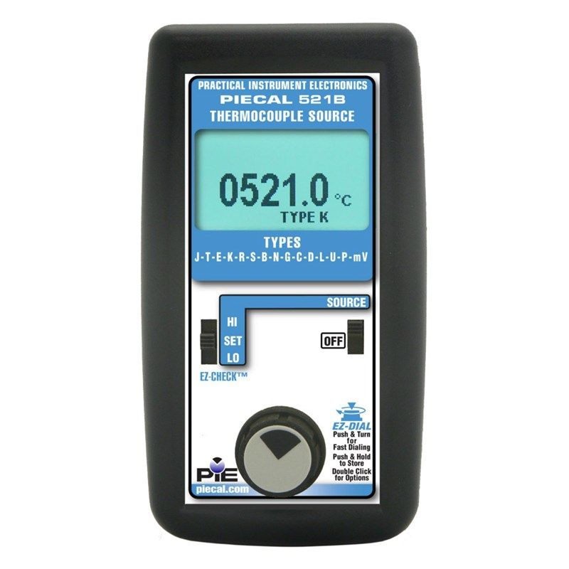 PIE 521B 14类型热电偶校准器/温度校验仪带毫伏功能