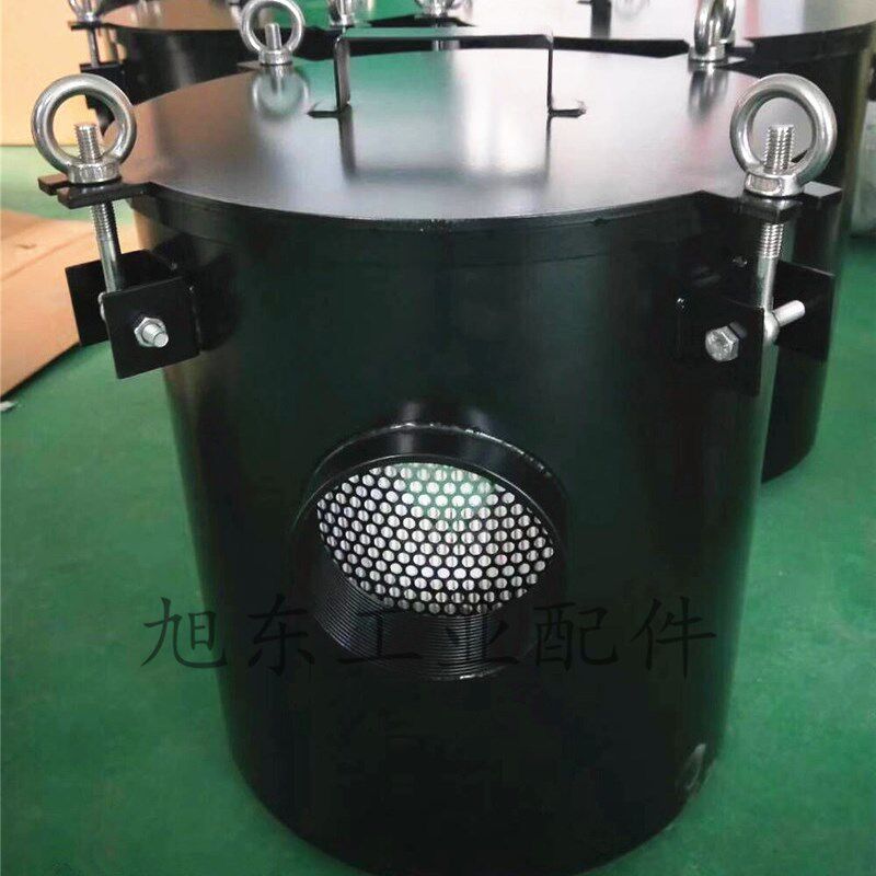真空泵空气过滤器粉尘杂质滤清器4寸大型空气滤芯PF08集尘桶