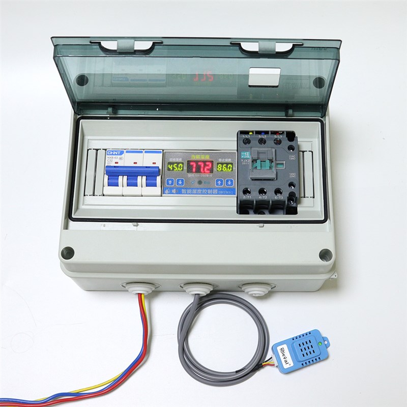西法电子智能湿度控制器高精度湿控仪380V/10KW套装SV-202B-4(2)