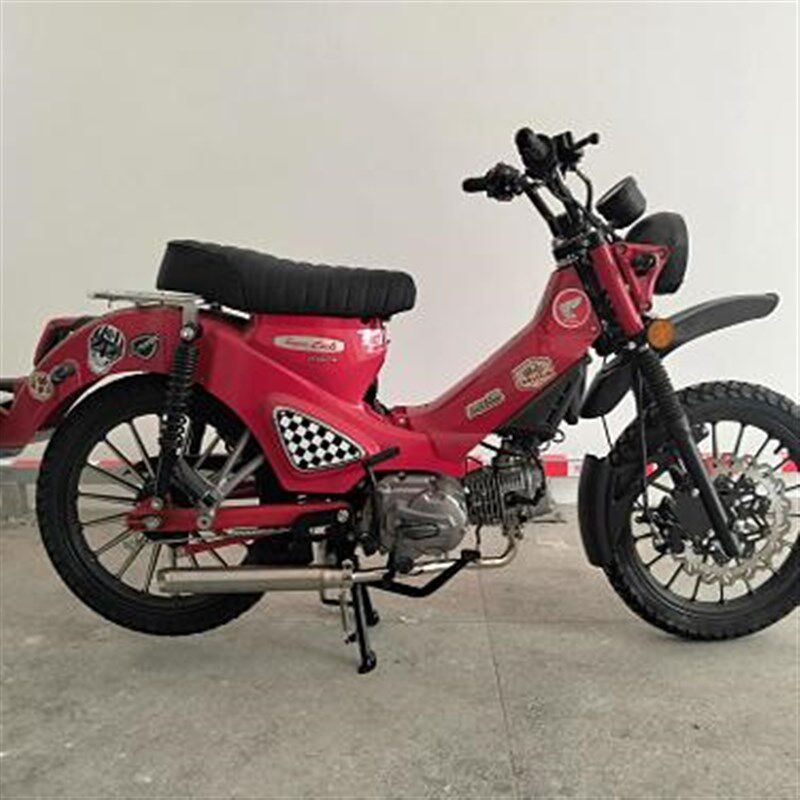 适用宗申野米125都市版排气哈雷vh款马蹄声改装不锈钢全段消声器