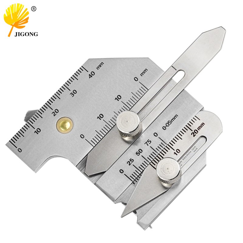 记工焊接检测尺焊缝检验尺焊缝规测量尺 坡口角度咬边深度尺HJC40