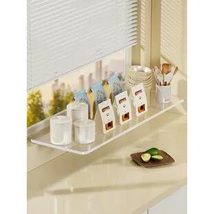 无孔储物架厨房台面加宽扩展板调味碗展示架窗台改造扩展神器