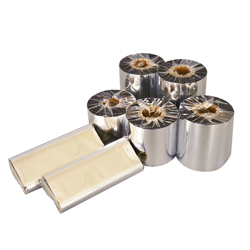 蜡基树脂基耐刮型铜版纸条码碳带090100 110mm*00m整箱装