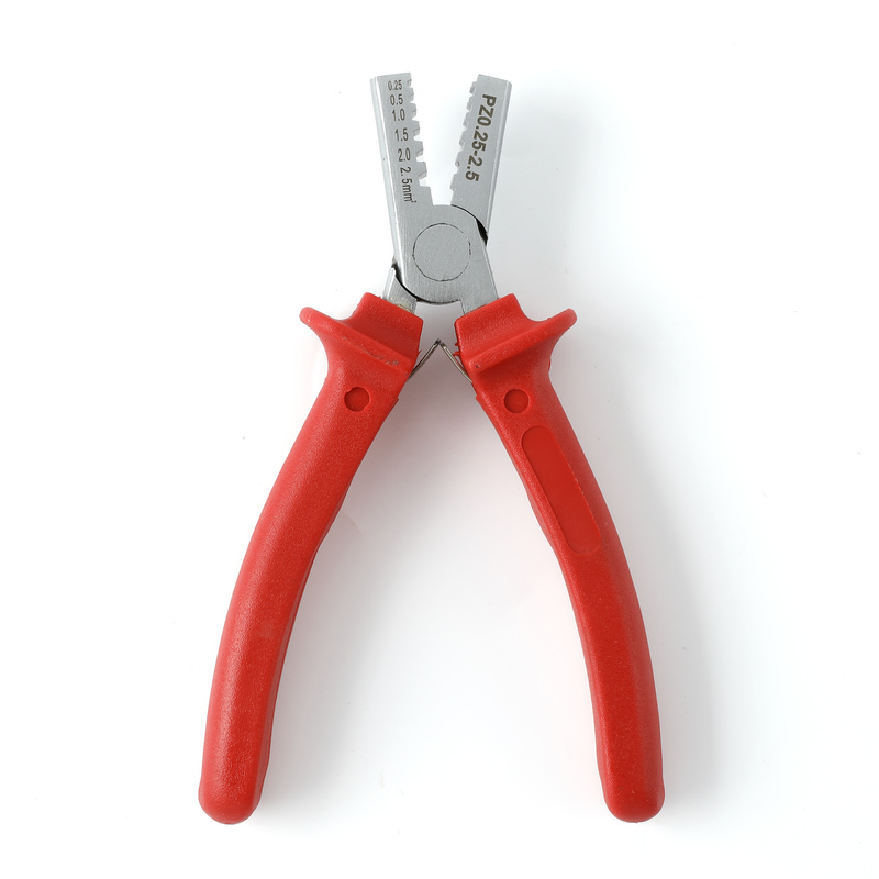 针形压线钳冷压钳PZ 0.25-2.5华胜工具接线端子头小型管形压接钳