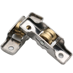 塑钢门窗滑轮滚针老式单平槽推拉窗户铜滚轮生锈