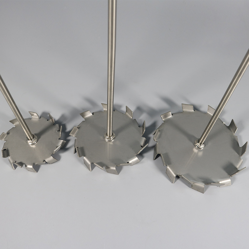 不锈钢分散盘高速0搅拌桨叶片锯齿江阴分散机实验室搅拌轮