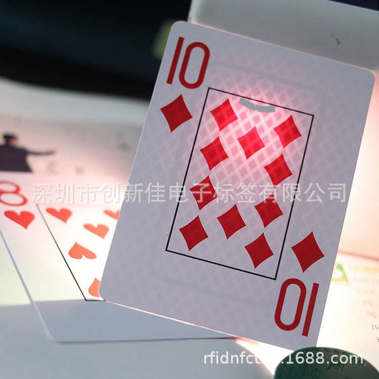 RFID扑克牌厂家直供 娱乐电子标签扑克牌 PVC扑克牌 芯片扑克牌