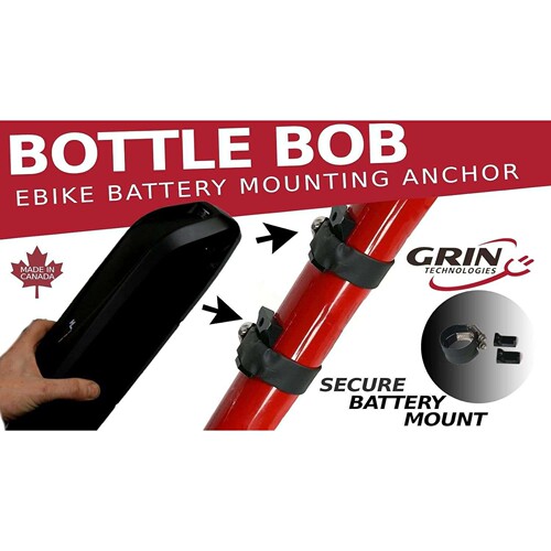 Grin Technologies Bottle Bob with Hose Clamps for Securing D