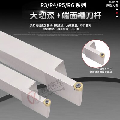端面刀槽刀 大切深切槽刀杆 抗震数控R刀 圆孤端面槽刀杆SRAPR252