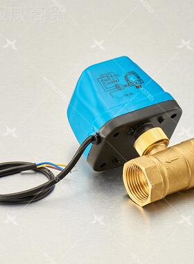 三线两控DC12VD24VC2盘4PJTV电动二通A球阀中央空调风机C管二通阀