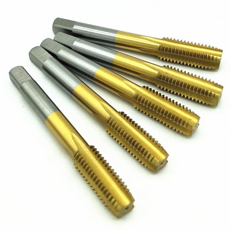 高速钢镀钛直槽机用丝锥 镀钛丝攻M3 4 5 6 8 10 12 14 16 18 20