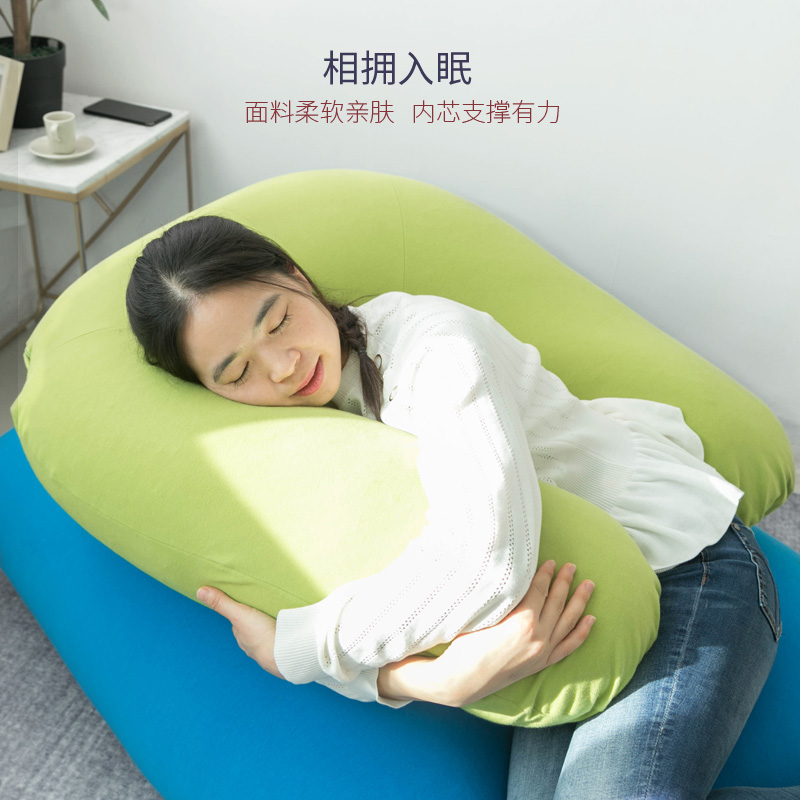 床上打游戏靠枕大靠背网红懒x人抱枕客厅沙发大U形靠枕护腰孕妇靠